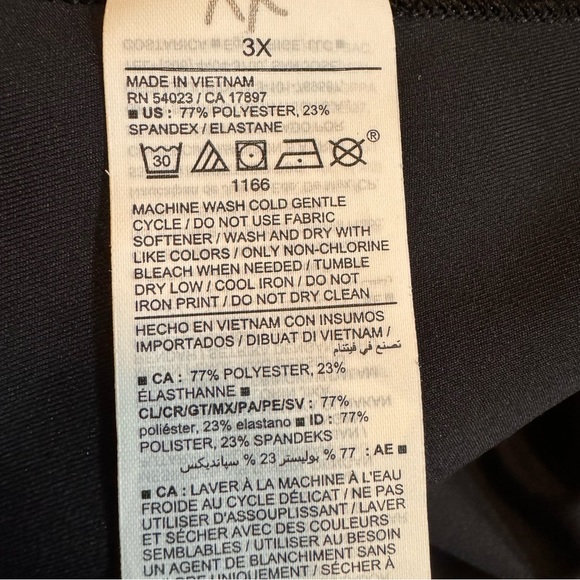 Old Navy Black Sleeveless PowerSoft Bodysuit Size 3x NWT - Picture 9 of 9